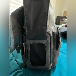 Eddie Bauer Cascade Back Pack Diaper Bag Black/Gray